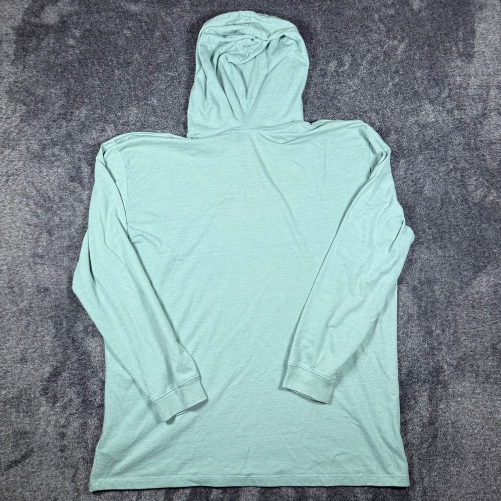 The North Face Mens XL Never Stop Exploring Hoodie Long Sleeve Tee Seafoam Green - Picture 6 of 8